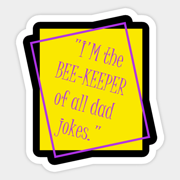 bees lover gift funny cool Sticker by Bookshelfsells 